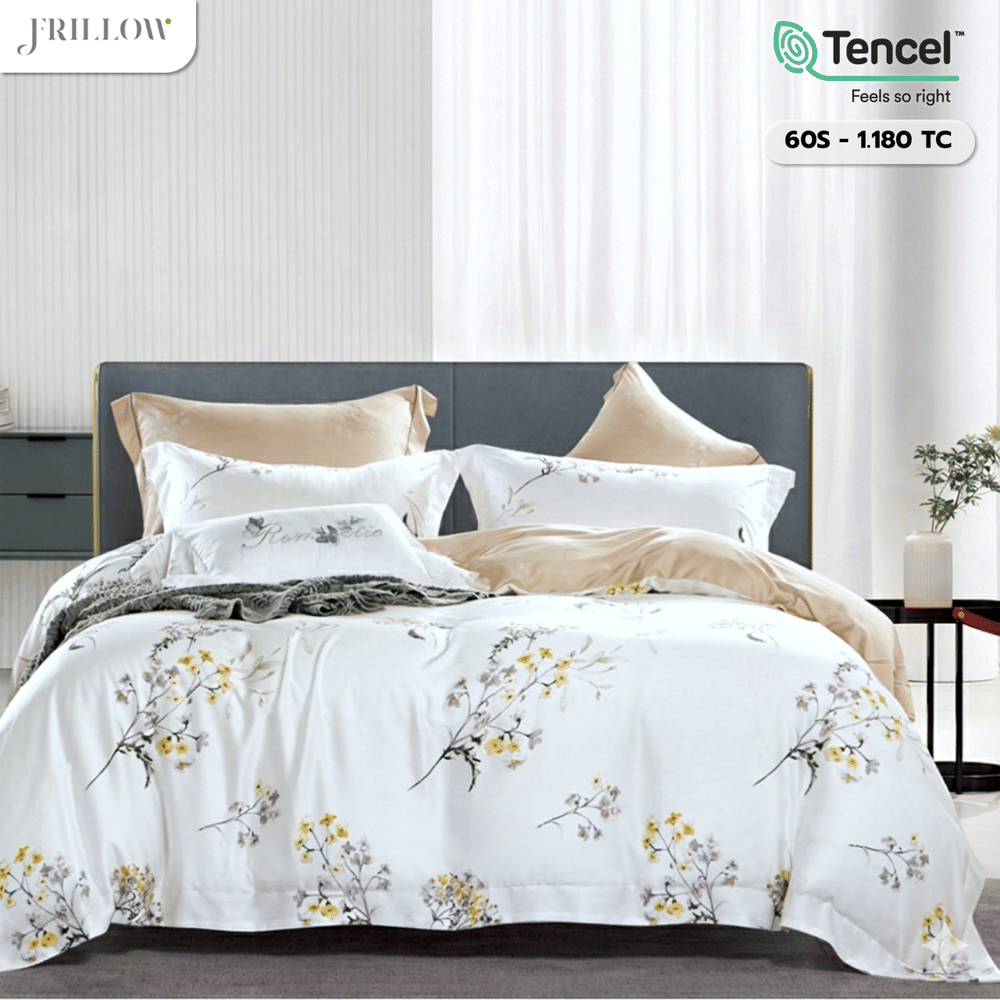 ปลอกผ้านวม 60X80 นิ้ว FRILLOW TENCEL&trade; 1180TC สี LADY DAPHNE
